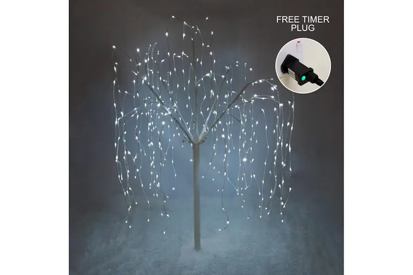 Monstershop 28464 - Weeping Willow Tree - 180cm White 400 Co Monstershop 28464 - Weeping Willow Tree - 180cm White 400 Co