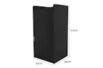 Monstershop Wooden Litter Bin & Tray Stand | Black Monstershop Wooden Litter Bin & Tray Stand | Black