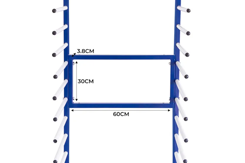Monstershop 212885 - Combi Spray Drying Rack Trolley 2 Way C Monstershop 212885 - Combi Spray Drying Rack Trolley 2 Way C