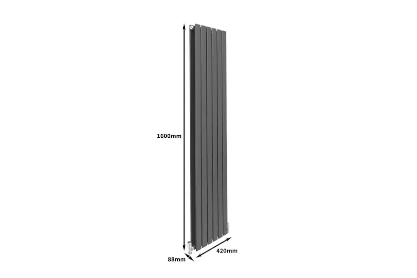 Monstershop 29612 - Designer Flat Panel Radiators Anthracite Monstershop 29612 - Designer Flat Panel Radiators Anthracite