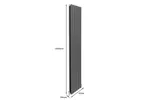 Monstershop 29624 - Designer Flat Panel Radiators Anthracite Monstershop 29624 - Designer Flat Panel Radiators Anthracite