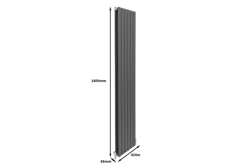 Monstershop 29624 - Designer Flat Panel Radiators Anthracite Monstershop 29624 - Designer Flat Panel Radiators Anthracite