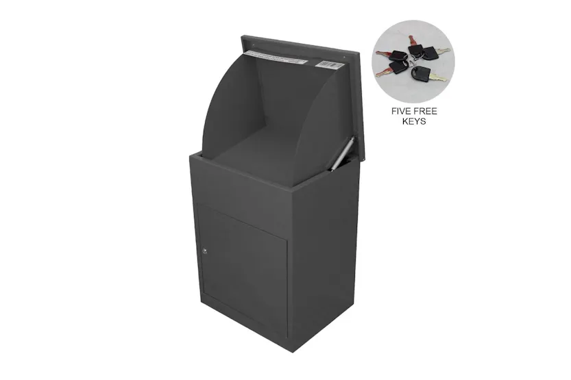 Monstershop 28145 - Grey Parcel Post Box Monstershop 28145 - Grey Parcel Post Box