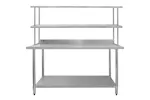 Monstershop 25945 - Kukoo 6ft Catering Bench With Double Ove Monstershop 25945 - Kukoo 6ft Catering Bench With Double Ove