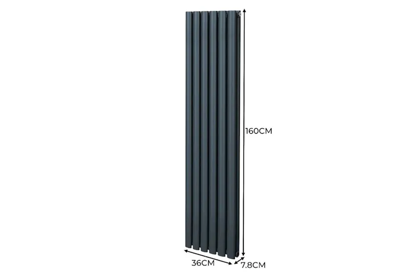Monstershop 213025 - Oval Column Radiator 1600mm X 360mm Monstershop 213025 - Oval Column Radiator 1600mm X 360mm