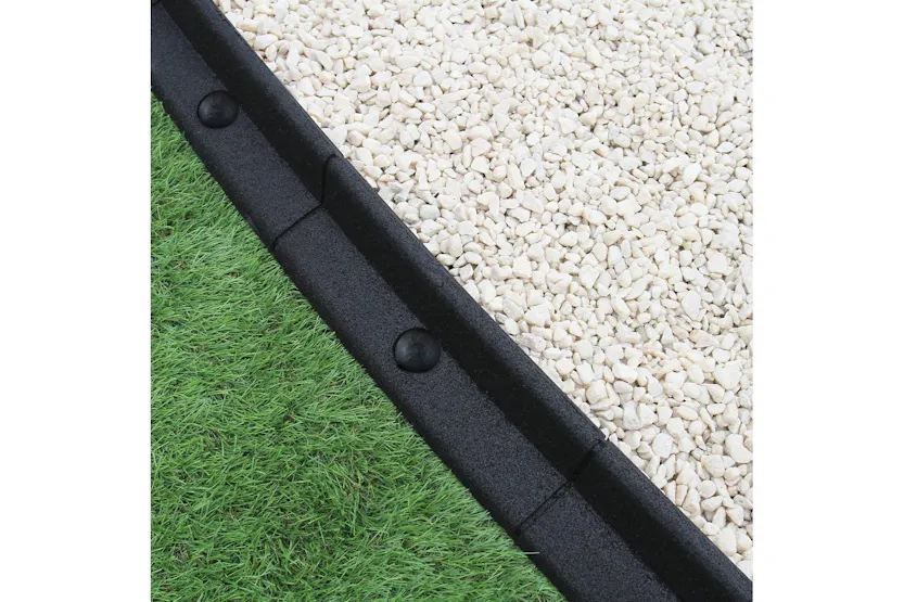Monstershop 27366 - Flexible Lawn Edging Black 1.2m X 22 Monstershop 27366 - Flexible Lawn Edging Black 1.2m X 22