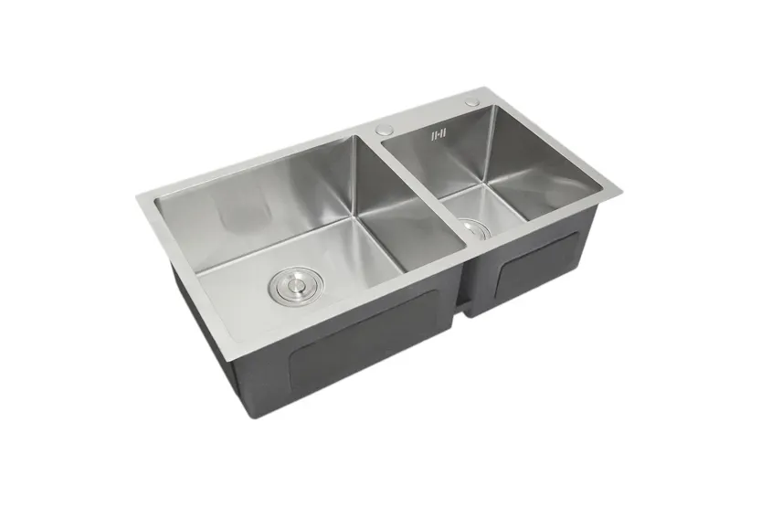 Monstershop 26077 - Kukoo Double Stainless Steel Sink Monstershop 26077 - Kukoo Double Stainless Steel Sink