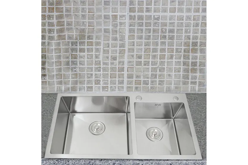 Monstershop 26077 - Kukoo Double Stainless Steel Sink Monstershop 26077 - Kukoo Double Stainless Steel Sink