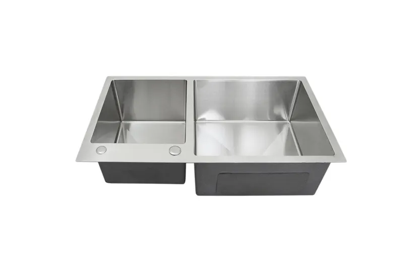 Monstershop 26077 - Kukoo Double Stainless Steel Sink Monstershop 26077 - Kukoo Double Stainless Steel Sink