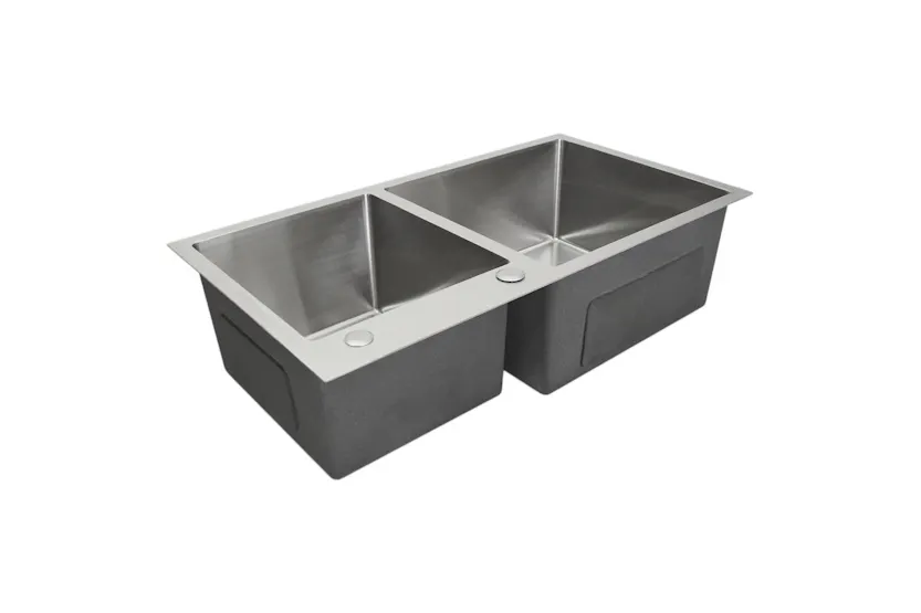 Monstershop 26077 - Kukoo Double Stainless Steel Sink Monstershop 26077 - Kukoo Double Stainless Steel Sink