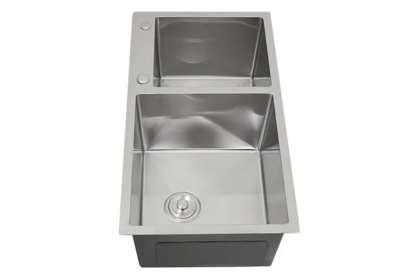 Monstershop 26077 - Kukoo Double Stainless Steel Sink Monstershop 26077 - Kukoo Double Stainless Steel Sink