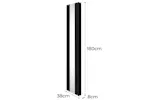 Monstershop 213000 - Oval Mirror Radiator - 1800mm X 380mm - Monstershop 213000 - Oval Mirror Radiator - 1800mm X 380mm -