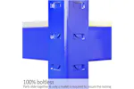 Monstershop 10 x T-Rax Warehouse Racking Units | Blue Monstershop 10 x T-Rax Warehouse Racking Units | Blue