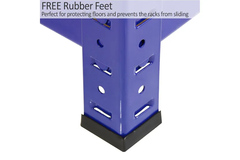 Monstershop 10 x T-Rax Warehouse Racking Units | Blue Monstershop 10 x T-Rax Warehouse Racking Units | Blue