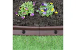Monstershop 27409 - Flexible Lawn Edging Brown 1.2m X 24 Monstershop 27409 - Flexible Lawn Edging Brown 1.2m X 24
