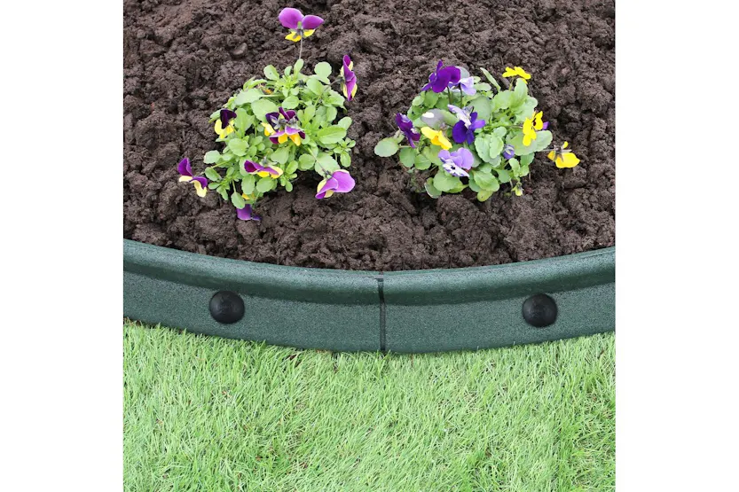 Monstershop 27535 - Flexible Lawn Edging Green 1.2m X 16 Monstershop 27535 - Flexible Lawn Edging Green 1.2m X 16