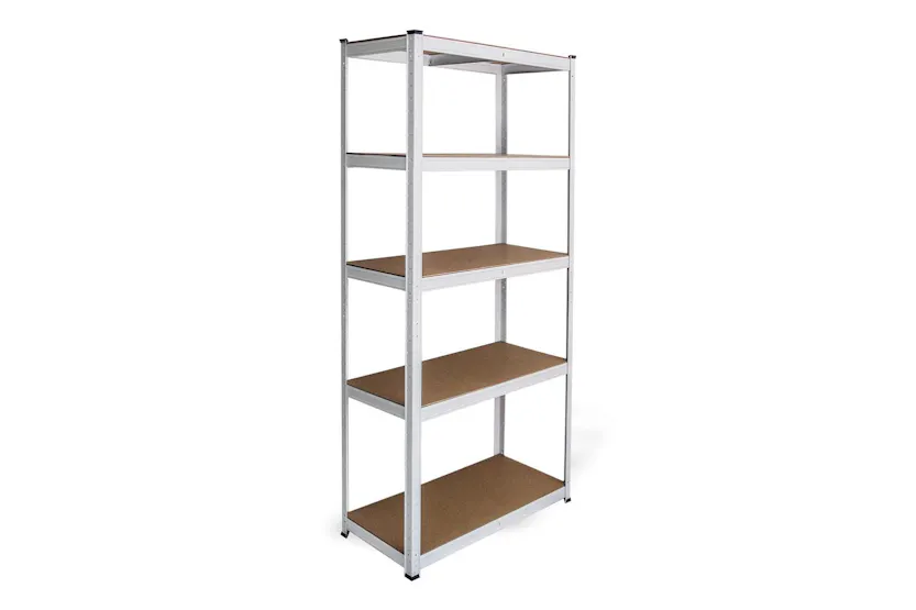 Monstershop 25244 - White Racking Units 90 X 40 X 180 Monstershop 25244 - White Racking Units 90 X 40 X 180