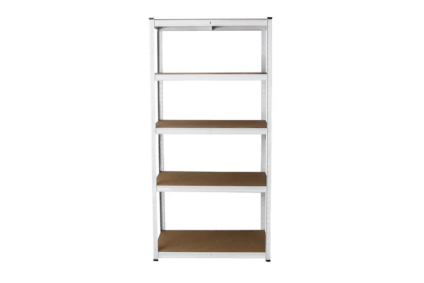 Monstershop 25244 - White Racking Units 90 X 40 X 180 Monstershop 25244 - White Racking Units 90 X 40 X 180