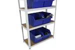 Monstershop 25244 - White Racking Units 90 X 40 X 180 Monstershop 25244 - White Racking Units 90 X 40 X 180