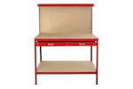 Monstershop 26462 - Workbench With Pegboard And Drawer In Re Monstershop 26462 - Workbench With Pegboard And Drawer In Re
