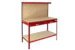Monstershop 26462 - Workbench With Pegboard And Drawer In Re Monstershop 26462 - Workbench With Pegboard And Drawer In Re