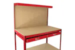 Monstershop 26462 - Workbench With Pegboard And Drawer In Re Monstershop 26462 - Workbench With Pegboard And Drawer In Re