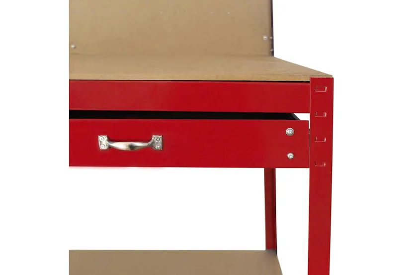 Monstershop 26462 - Workbench With Pegboard And Drawer In Re Monstershop 26462 - Workbench With Pegboard And Drawer In Re