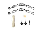 Monstershop 24459 - Clothing Airer Ceiling Pulley - Black - Monstershop 24459 - Clothing Airer Ceiling Pulley - Black -