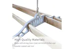 Monstershop 24533 - Clothing Airer Ceiling Pulley - White - Monstershop 24533 - Clothing Airer Ceiling Pulley - White -