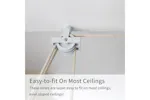Monstershop 24533 - Clothing Airer Ceiling Pulley - White - Monstershop 24533 - Clothing Airer Ceiling Pulley - White -