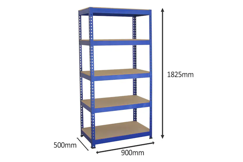 Monstershop 3 x Q-Rax Warehouse shelves | 120cm Monstershop 3 x Q-Rax Warehouse shelves | 120cm