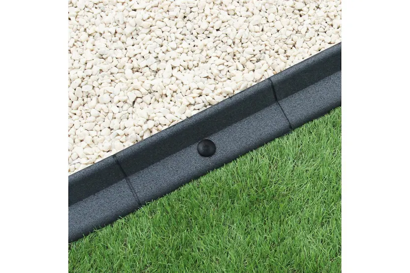 Monstershop 27436 - Flexible Lawn Edging Grey 1.2m X 8 Monstershop 27436 - Flexible Lawn Edging Grey 1.2m X 8