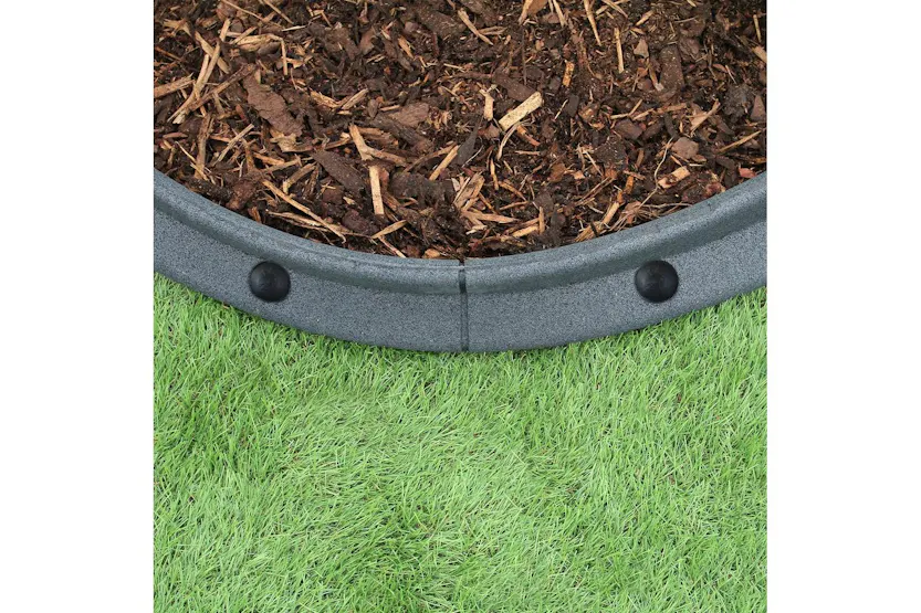 Monstershop 27436 - Flexible Lawn Edging Grey 1.2m X 8 Monstershop 27436 - Flexible Lawn Edging Grey 1.2m X 8