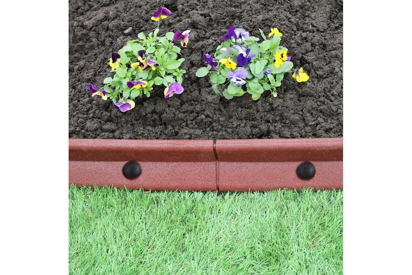 Monstershop 27572 - Flexible Lawn Edging Terracotta 1.2m X 1 Monstershop 27572 - Flexible Lawn Edging Terracotta 1.2m X 1