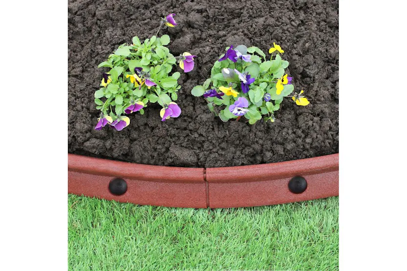 Monstershop 27584 - Flexible Lawn Edging Terracotta 1.2m X 5 Monstershop 27584 - Flexible Lawn Edging Terracotta 1.2m X 5