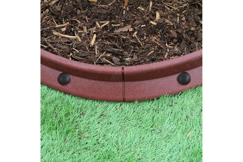 Monstershop 27584 - Flexible Lawn Edging Terracotta 1.2m X 5 Monstershop 27584 - Flexible Lawn Edging Terracotta 1.2m X 5