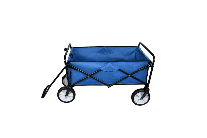 Monstershop 28430 - Foldable Garden Cart - Blue Monstershop 28430 - Foldable Garden Cart - Blue