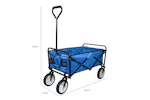 Monstershop 28430 - Foldable Garden Cart - Blue Monstershop 28430 - Foldable Garden Cart - Blue