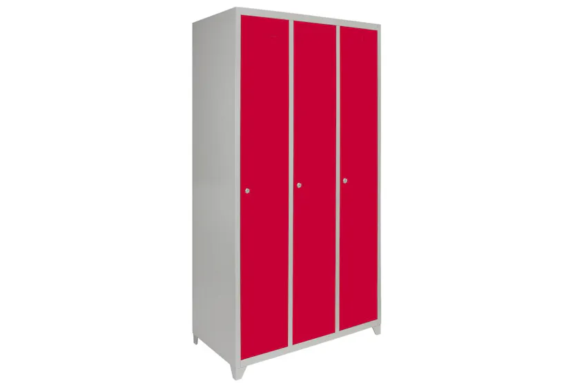 Monstershop 23985 - Metal Storage Lockers - Three Doors Wide Monstershop 23985 - Metal Storage Lockers - Three Doors Wide