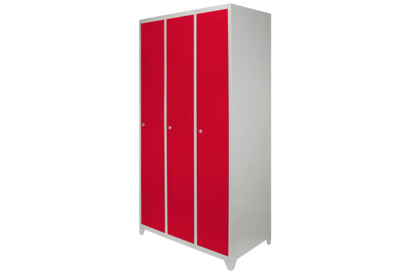 Monstershop 23985 - Metal Storage Lockers - Three Doors Wide Monstershop 23985 - Metal Storage Lockers - Three Doors Wide