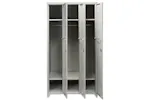 Monstershop 23467 - Metal Storage Lockers - Three Doors Grey Monstershop 23467 - Metal Storage Lockers - Three Doors Grey