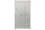Monstershop 23467 - Metal Storage Lockers - Three Doors Grey Monstershop 23467 - Metal Storage Lockers - Three Doors Grey