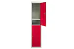 Monstershop 23978 - Metal Storage Lockers - Two Doors Flatpa Monstershop 23978 - Metal Storage Lockers - Two Doors Flatpa