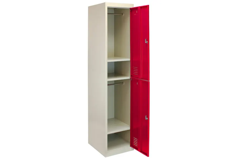 Monstershop 23978 - Metal Storage Lockers - Two Doors Flatpa Monstershop 23978 - Metal Storage Lockers - Two Doors Flatpa