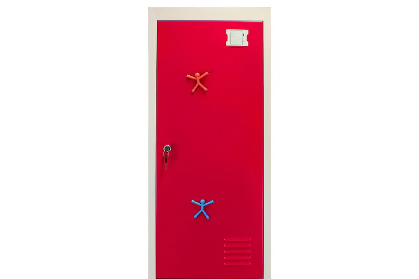 Monstershop 23978 - Metal Storage Lockers - Two Doors Flatpa Monstershop 23978 - Metal Storage Lockers - Two Doors Flatpa