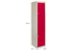 Monstershop 23978 - Metal Storage Lockers - Two Doors Flatpa Monstershop 23978 - Metal Storage Lockers - Two Doors Flatpa