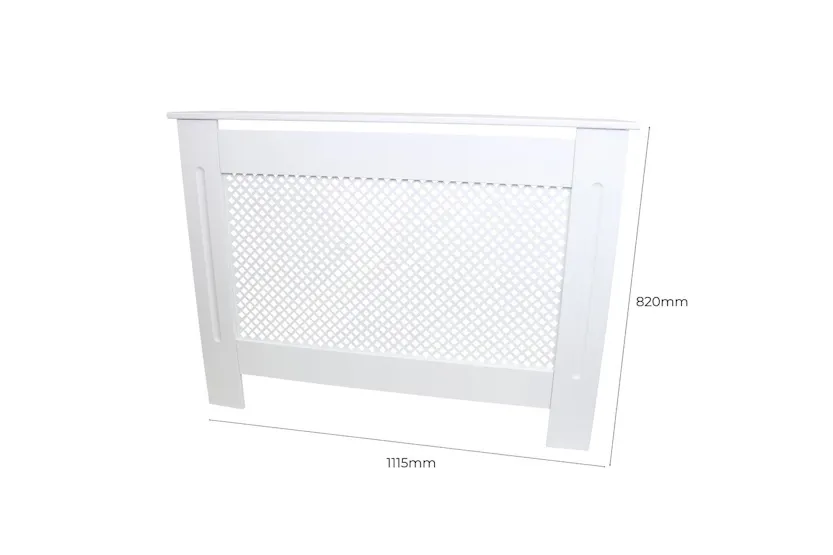 Monstershop 24297 - Radiator Cover Mdf White 1115mm Monstershop 24297 - Radiator Cover Mdf White 1115mm