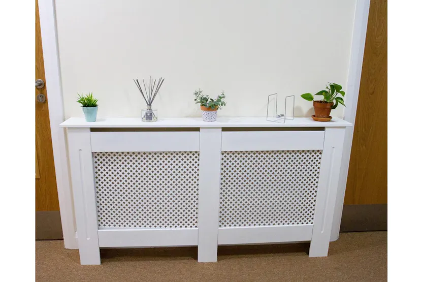 Monstershop 24297 - Radiator Cover Mdf White 1115mm Monstershop 24297 - Radiator Cover Mdf White 1115mm