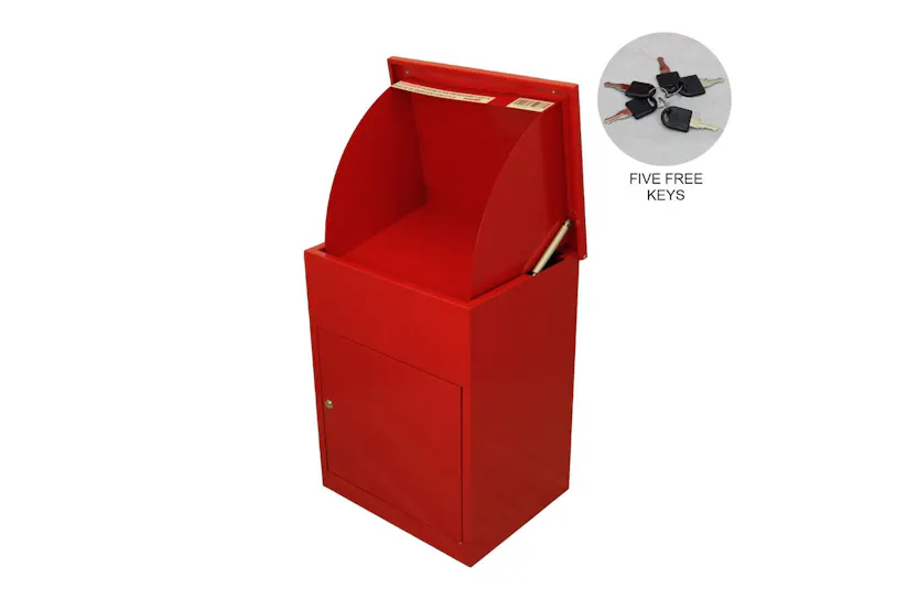 Monstershop 28147 - Red Parcel Post Box Monstershop 28147 - Red Parcel Post Box