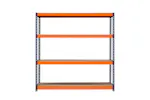 Monstershop 213160 - S-rax 4 Shelf Racking - 180cm X 180cm X Monstershop 213160 - S-rax 4 Shelf Racking - 180cm X 180cm X